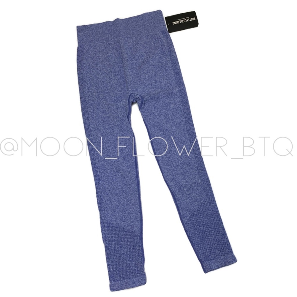 PrettyLittleThing Blue Sport Contour Cut Out Seamless Leggings - Picture 5 of 16